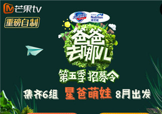 爸爸去哪兒5候選實(shí)習(xí)爸爸人氣榜，實(shí)習(xí)奶爸黃景瑜任嘉倫竇驍(前三)