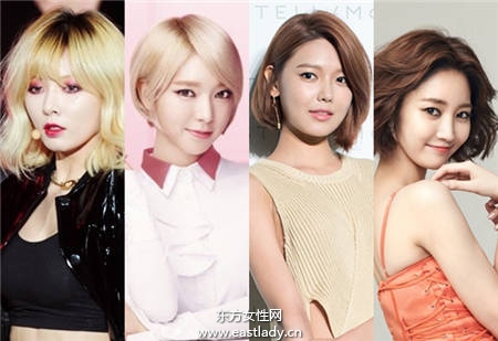 短發(fā)更性感 看韓國當紅女星剪發(fā)前后對比照